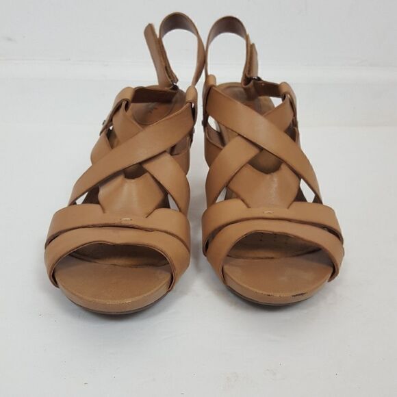 Franco Sarto Wedges Espadrille Tan Size 8M - Picture 2 of 8